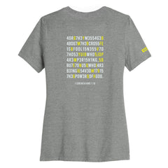 Hidden Wisdom (Large Print) - Premium Womens Crewneck T-shirt