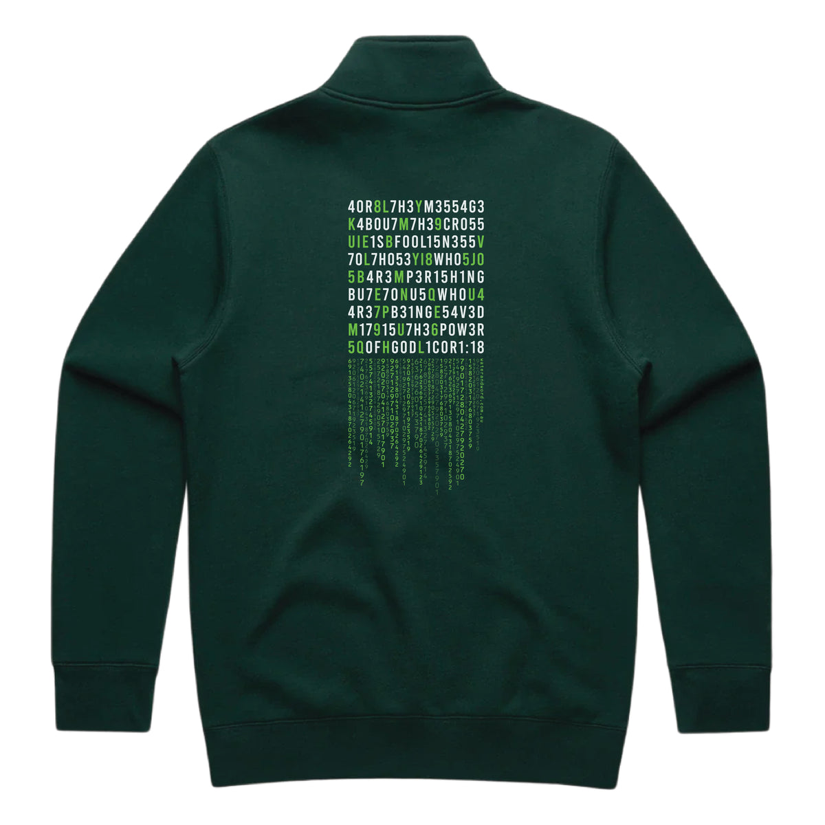Grace Decoded - Unisex Half Zip Crewneck