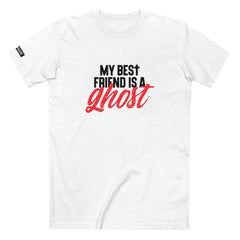 My Best Friend is a Ghost - Heavyweight Unisex Crewneck T-shirt