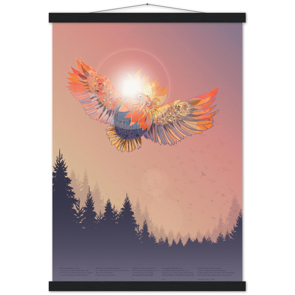 Museum-Quality Poster & Hanger - The Forest is About to Bloom